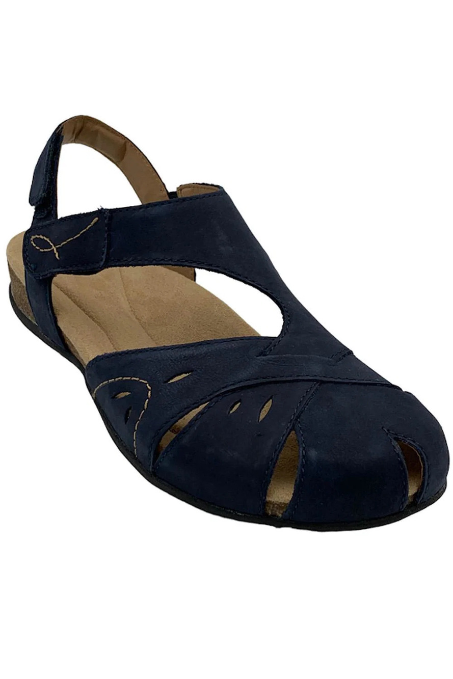 Earth Origins Leather Mary Jane with Backstrap Bosk Birdine Blueberry - Narrow